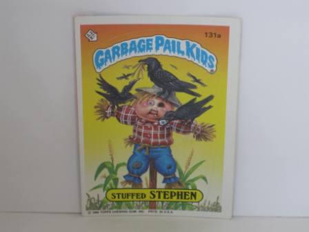 131a Stuffed STEPHEN 1986 Topps Garbage Pail Kids Card